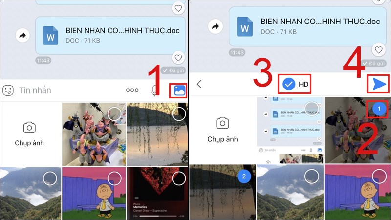 Bạn chỉ cần mở app Zalo lên chọn vào mục hình ảnh