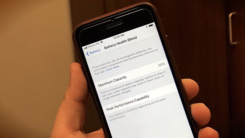Kiểm tra dung lượng pin trên iPhone 