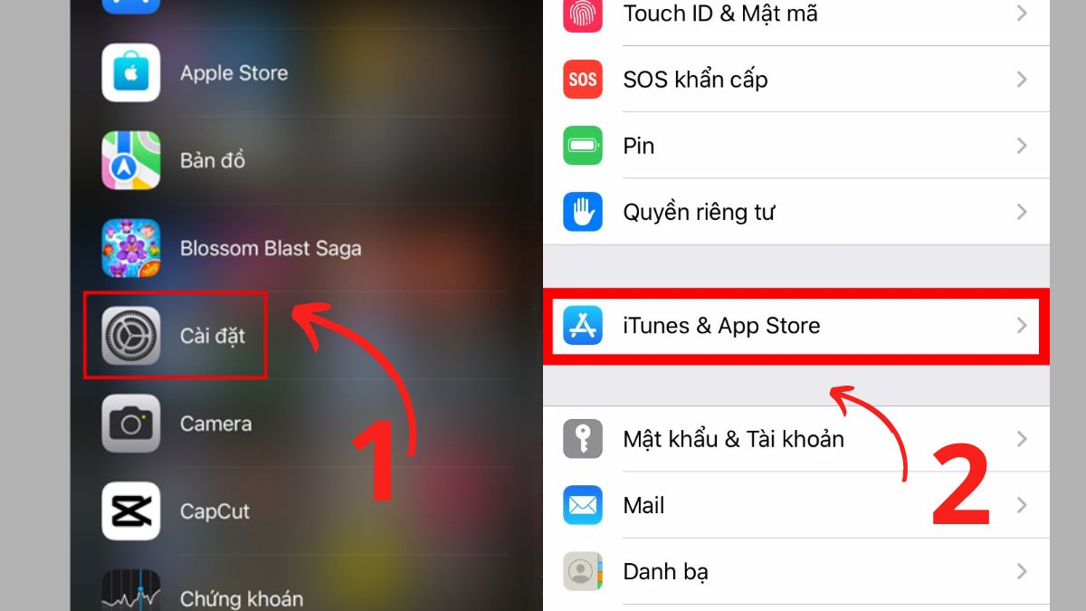 Hủy gia hạn ứng dụng trên App Store bằng iPhone - Bước 1